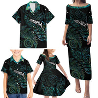 Aotearoa Personalized Lawn Bowls Maori Family Matching Puletasi and Hawaiian Shirt New Zealand Paua Shell Tribal Silver Fern LT7 - Polynesian Pride