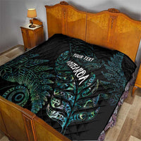 Aotearoa Personalized Lawn Bowls Maori Quilt New Zealand Paua Shell Tribal Silver Fern LT7 - Polynesian Pride