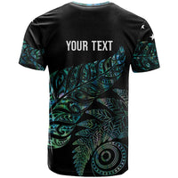 Aotearoa Personalized Lawn Bowls Maori T Shirt New Zealand Paua Shell Tribal Silver Fern LT7 - Polynesian Pride