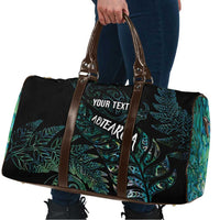 Aotearoa Personalized Lawn Bowls Maori Travel Bag New Zealand Paua Shell Tribal Silver Fern LT7 - Polynesian Pride