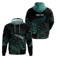 Aotearoa Personalized Lawn Bowls Maori Zip Hoodie New Zealand Paua Shell Tribal Silver Fern LT7 - Polynesian Pride