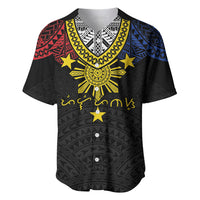 Philippines Heritage Baybayin Mix Polynesian Baseball Jersey