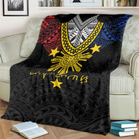 Philippines Heritage Baybayin Mix Polynesian Blanket