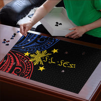 Philippines Heritage Puzzle Baybayin Philipinas Sun