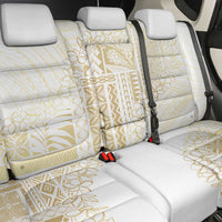 Samoa Lotu Tamaiti Mamanu Siapo Back Car Seat Cover Golden Plumeria LT7 - Polynesian Pride