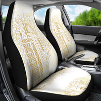 Samoa Lotu Tamaiti Mamanu Siapo Car Seat Cover Golden Plumeria LT7 - Polynesian Pride
