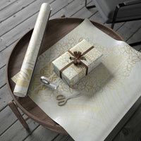 Samoa Lotu Tamaiti Mamanu Siapo Wrapping Paper Golden Plumeria