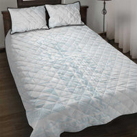 Samoa Lotu Tamaiti Mamanu Siapo Quilt Bed Set Off White Plumeria - Polynesian Pride