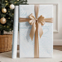Samoa Lotu Tamaiti Mamanu Siapo Wrapping Paper Off White Plumeria