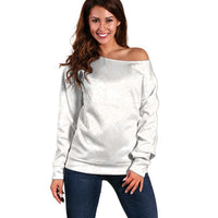 Samoa Lotu Tamaiti Ivory Off Shoulder Sweater Teuila Tatau - Polynesian Pride