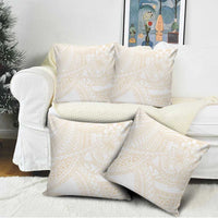 Samoa Lotu Tamaiti Ivory Pillow Cover Teuila Tatau - Polynesian Pride