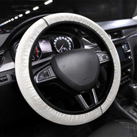 Samoa Lotu Tamaiti Ivory Steering Wheel Cover Teuila Tatau - Polynesian Pride