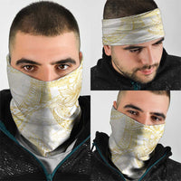 Samoa Lotu Tamaiti Gold Neck Gaiter Teuila Tatau - Polynesian Pride