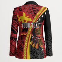 Papua New Guinea Independence Personalised Blazer PNG Bagi and Lime Pot LT7 - Polynesian Pride