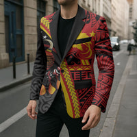 Papua New Guinea Independence Personalised Blazer PNG Bagi and Lime Pot LT7 - Polynesian Pride
