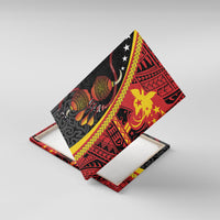 Papua New Guinea Independence Canvas Wall Art PNG Bagi and Lime Pot LT7 With Frame Black - Polynesian Pride