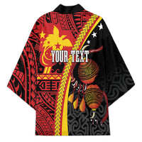 Papua New Guinea Independence Personalised Kimono PNG Bagi and Lime Pot LT7 - Polynesian Pride
