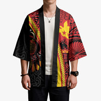 Papua New Guinea Independence Personalised Kimono PNG Bagi and Lime Pot LT7 - Polynesian Pride