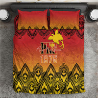 Papua New Guinea 1975 To The Future Bedding Set Sepik Masks LT7 Red - Polynesian Pride