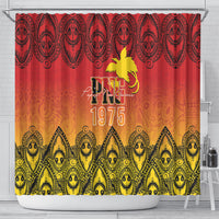 Papua New Guinea 1975 To The Future Shower Curtain Sepik Masks LT7 - Polynesian Pride