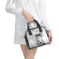 Polynesian Women's Day Shoulder Handbag Plumeria Passion - White LT7 - Polynesian Pride