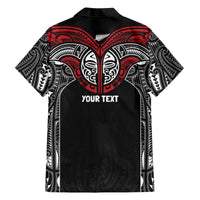 Aotearoa Maori Personalized Family Matching Off The Shoulder Long Sleeve Dress and Hawaiian Shirt Toitu Te Tiriti Ake! Ake! Ake! LT7 - Polynesian Pride