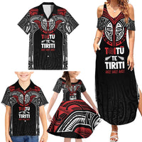 Aotearoa Maori Personalized Family Matching Summer Maxi Dress and Hawaiian Shirt Toitu Te Tiriti Ake! Ake! Ake! LT7 - Polynesian Pride