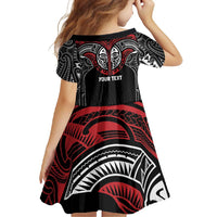 Aotearoa Maori Personalized Family Matching Tank Maxi Dress and Hawaiian Shirt Toitu Te Tiriti Ake! Ake! Ake! LT7 - Polynesian Pride