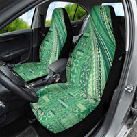 Pasifika Women's Day - Samoa Siapo Malu Tattoo Inspired Car Seat Cover Jade