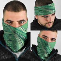 Pasifika Women's Day - Samoa Siapo Malu Tattoo Inspired Neck Gaiter Jade