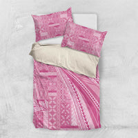 Pasifika Women's Day - Samoa Siapo Malu Tattoo Inspired Bedding Set Pink