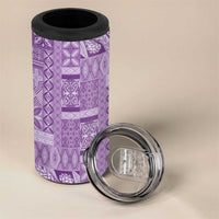 Pasifika Women's Day - Samoa Siapo Malu Tattoo Inspired 4 in 1 Can Cooler Tumbler Lavender