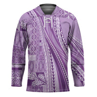 Pasifika Women's Day - Samoa Siapo Malu Tattoo Inspired Hockey Jersey Lavender