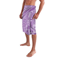 Pasifika Women's Day - Samoa Siapo Malu Tattoo Inspired Lavalava Lavender