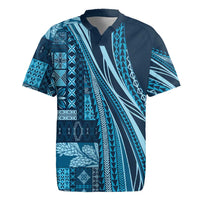 Pasifika Women's Day - Samoa Siapo Malu Tattoo Inspired Rugby Jersey Navy Blue