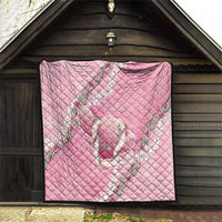 Hawaii Maui Island Flowers Lei Quilt Lokelani Rose Pink