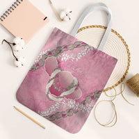 Hawaii Maui Island Flowers Lei Tote Bag Lokelani Rose Pink