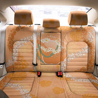 Hawaii Lanai Island Flowers Lei Back Car Seat Cover Orange Kaunaoa Mix Maile