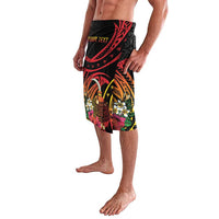 Personalized Milne Bay Lavalava PNG Lime Pot with Oro Tapa