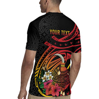 Personalized Milne Bay Rugby Jersey PNG Lime Pot with Oro Tapa