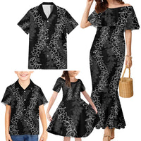 Hawaii Plumeria Lei Family Matching Mermaid Dress and Hawaiian Shirt Aloha Festive Vibe LT7 - Polynesian Pride
