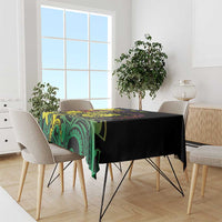 New Caledonia Kanaky Personalized Tablecloth Fleche Faitiere - Plumeria