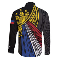 Philippines Sun Family Matching Off Shoulder Short Dress and Hawaiian Shirt Pasifika Tribal Style LT7 - Polynesian Pride