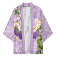 Hawaii Kauai Island Flowers Lei Kimono Mokihana Lei