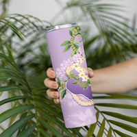 Hawaii Kauai Island Flowers Lei Skinny Tumbler Mokihana Lei LT7 - Polynesian Pride