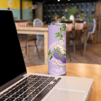 Hawaii Kauai Island Flowers Lei Skinny Tumbler Mokihana Lei LT7 - Polynesian Pride