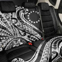 Kia Orana Cook Islands Back Car Seat Cover Kerekere Plumeria Tropical Waves LT7 - Polynesian Pride