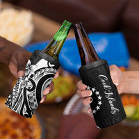 Kia Orana Cook Islands 4 in 1 Can Cooler Tumbler Kerekere Plumeria Tropical Waves LT7 - Polynesian Pride