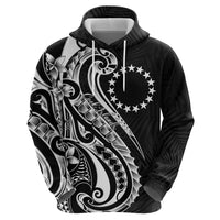 Kia Orana Cook Islands Hoodie Kerekere Plumeria Tropical Waves LT7 - Polynesian Pride