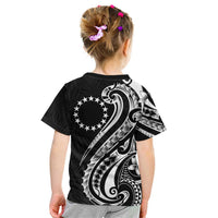 Kia Orana Cook Islands Kid T Shirt Kerekere Plumeria Tropical Waves LT7 - Polynesian Pride